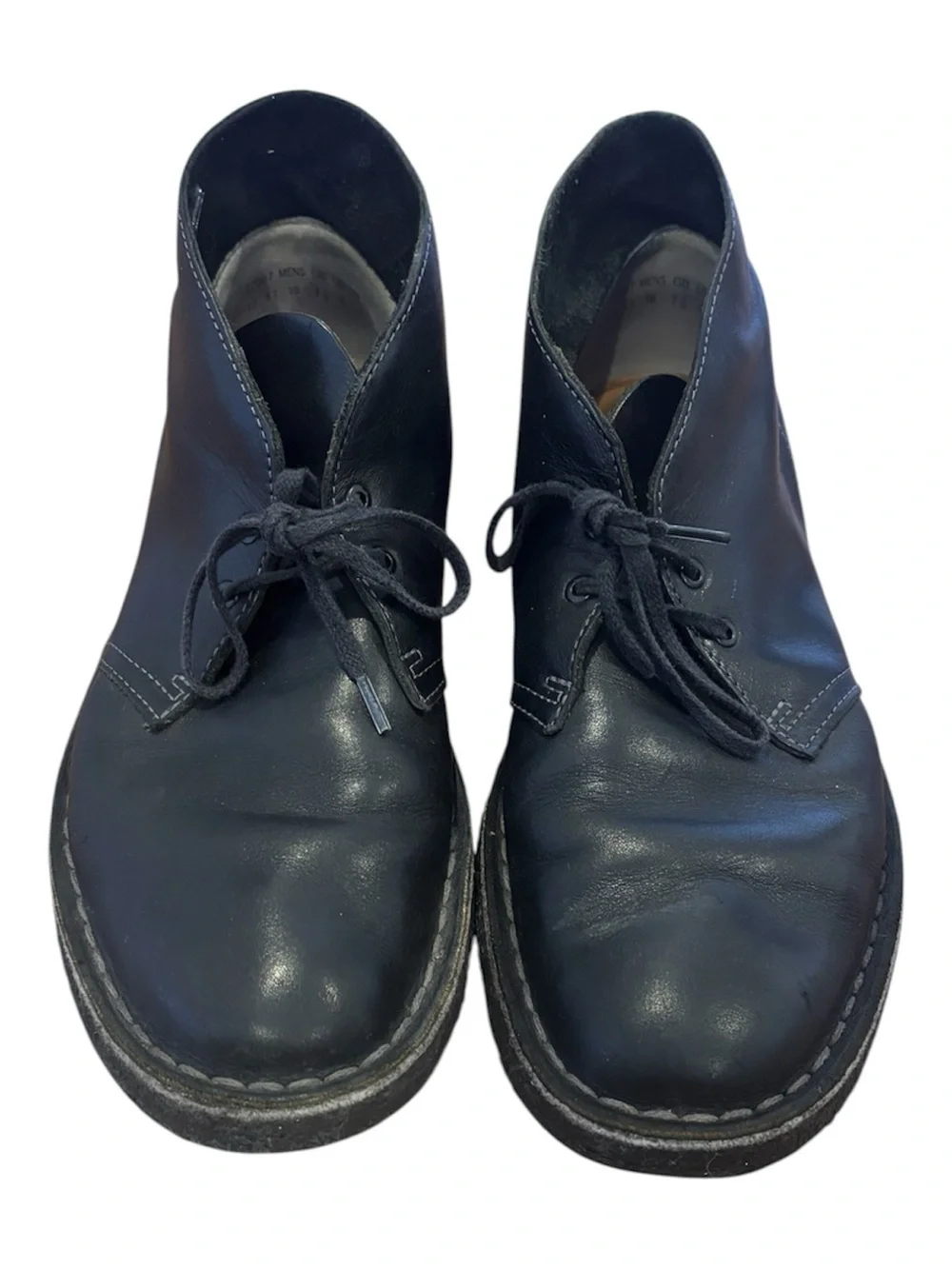 Clarks Originals Desert Boot 77967 Black Leather Crepe Sole Chukka Men’s 8